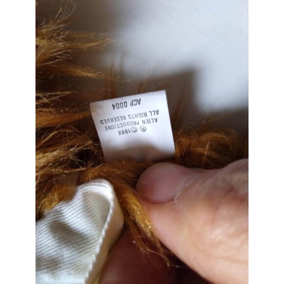 ALF Cookin' with ALF Plush Toy - Vintage 1988Collectible Alien In Apron Writing - Picture 5 of 7